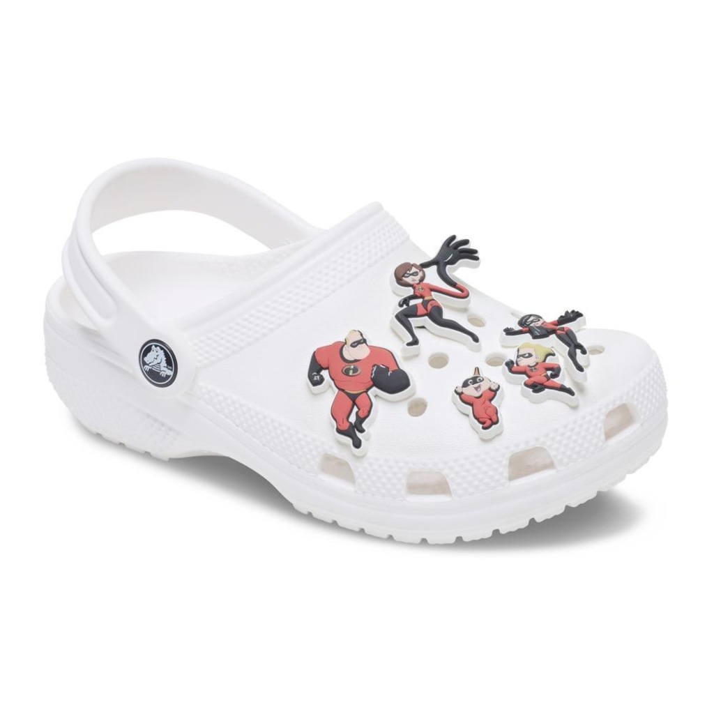 Imagem 2 do produto Kit Jibbitz™ Crocs Pixar Os Incríveis Pack com 5 Peças