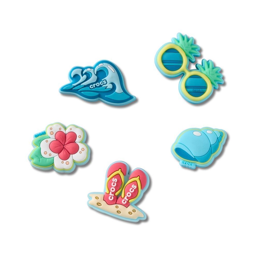 Kit Jibbitz™ Crocs Hora da Praia Pack com 5 Peças