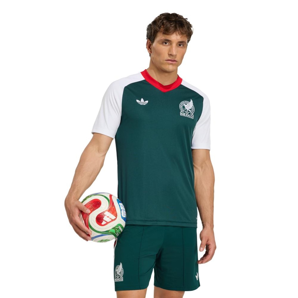 Camisa Pré-Jogo Seleção do México II 26/27 Adidas Masculina