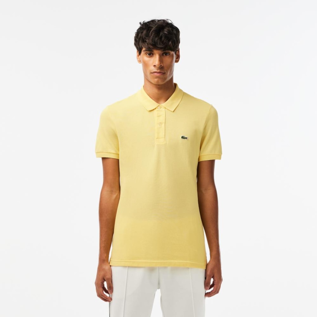 Camisa Polo Lacoste Slim Fit em petit piquet Masculina
