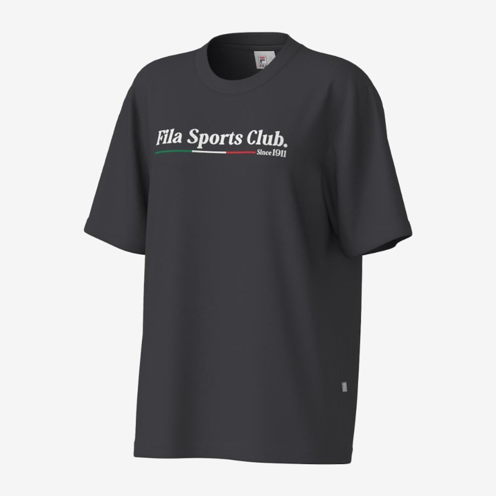 Camiseta Fila Long Sports Club Graphic Feminina