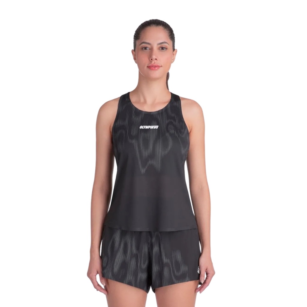 Camiseta Regata Olympikus Corre Dark - Feminino