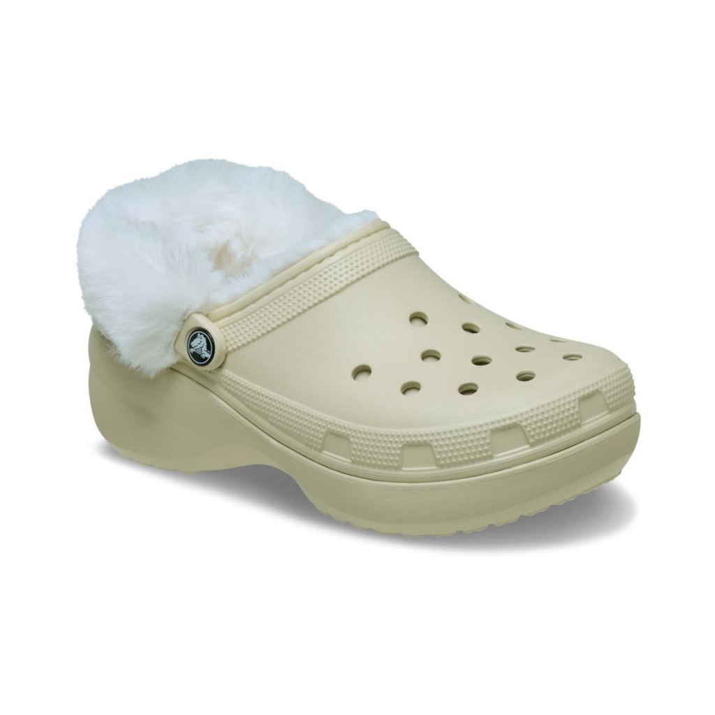 Imagem 2 do produto Sandália Crocs Classic Platform Fuzz Lined Clog - Unissex
