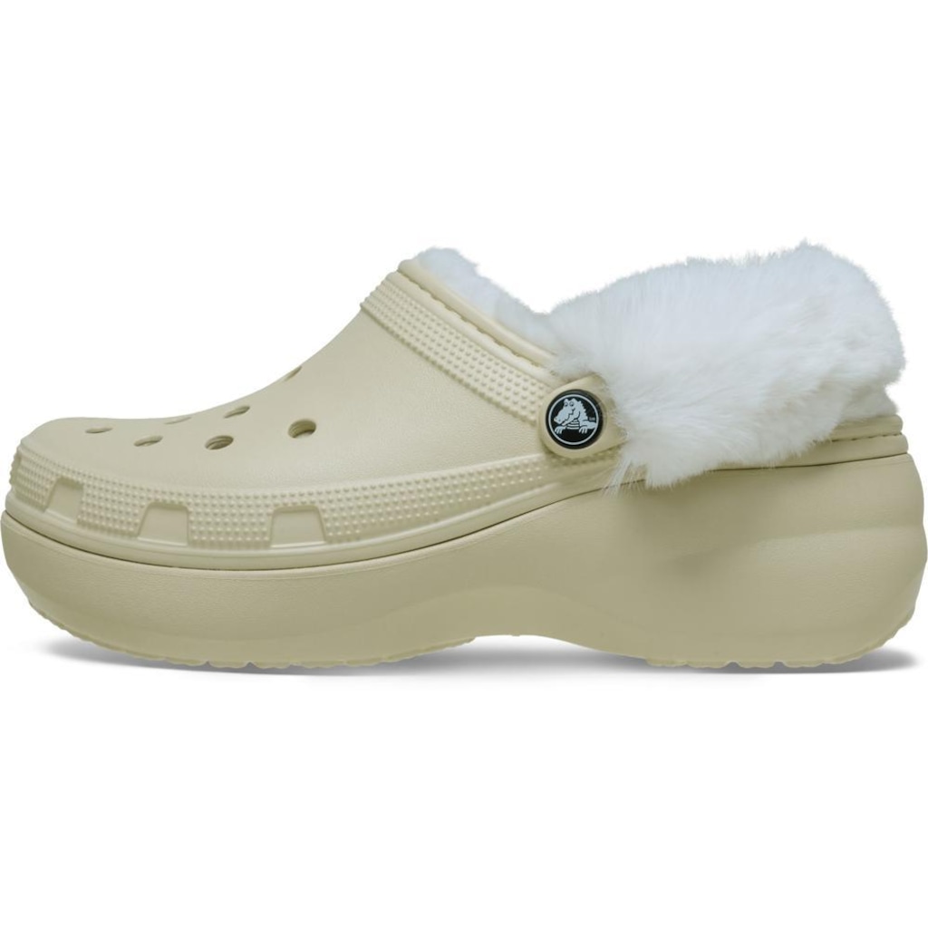 Imagem 3 do produto Sandália Crocs Classic Platform Fuzz Lined Clog - Unissex