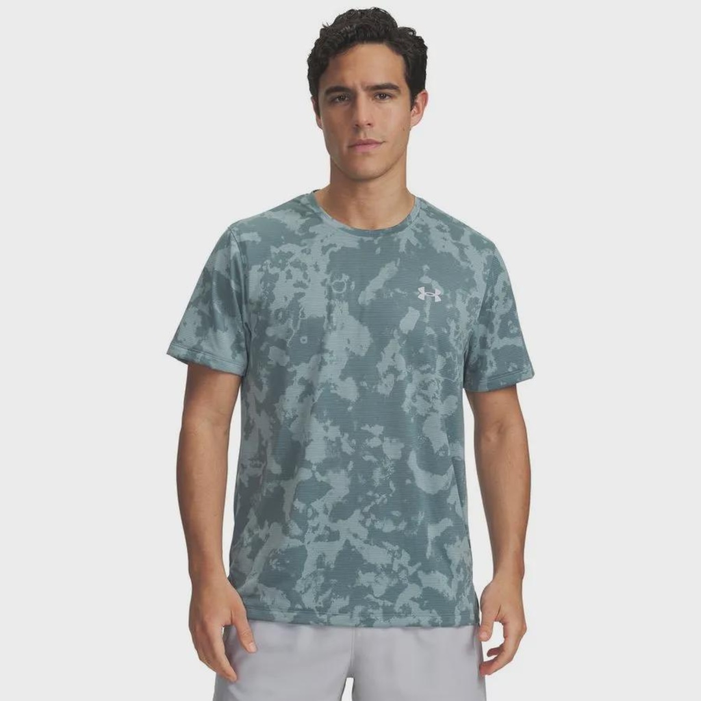 Camiseta de Corrida Under Armour Launch Printed SS - Masculina
