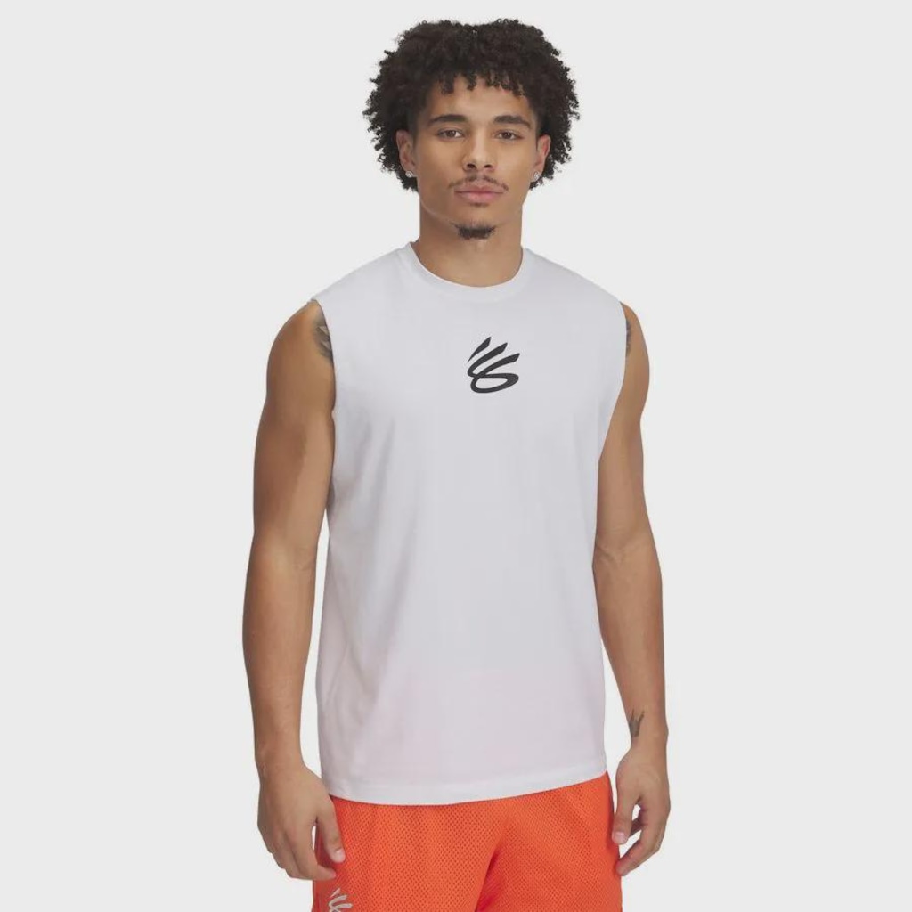 Camiseta Regata de Basquete Under Armour Curry Tee - Masculina