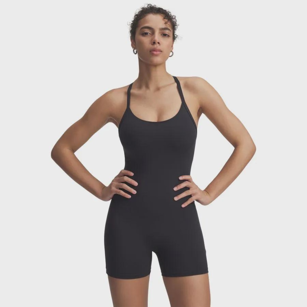 Macacão de Treino Under Armour Motion Shorts Bodysuit - Feminino