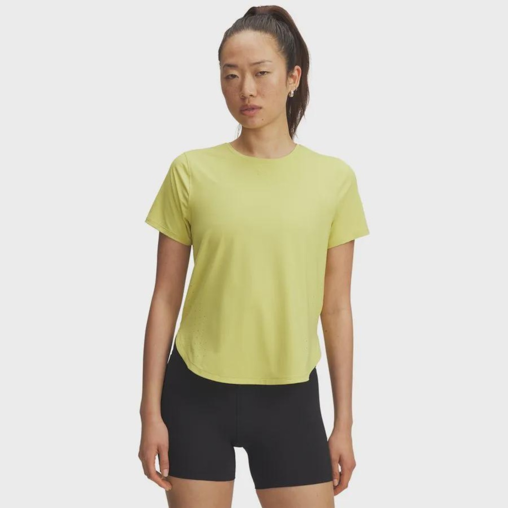 Camiseta de Corrida Under Armour Launch Elite Shortsleeve - Feminina