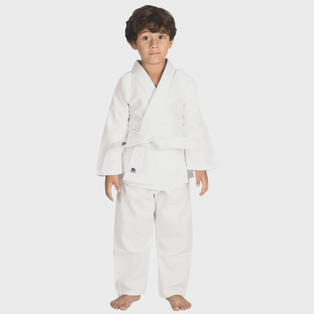 Kimono de Judo - Jiu Jitsu MKS Seito com Faixa Branca - Infantil