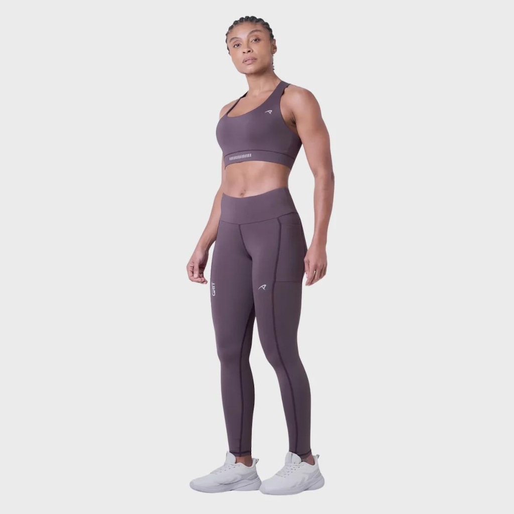 Imagem 2 do produto Calça Legging Authen Grit Bossa 3 Bolsos - Feminino