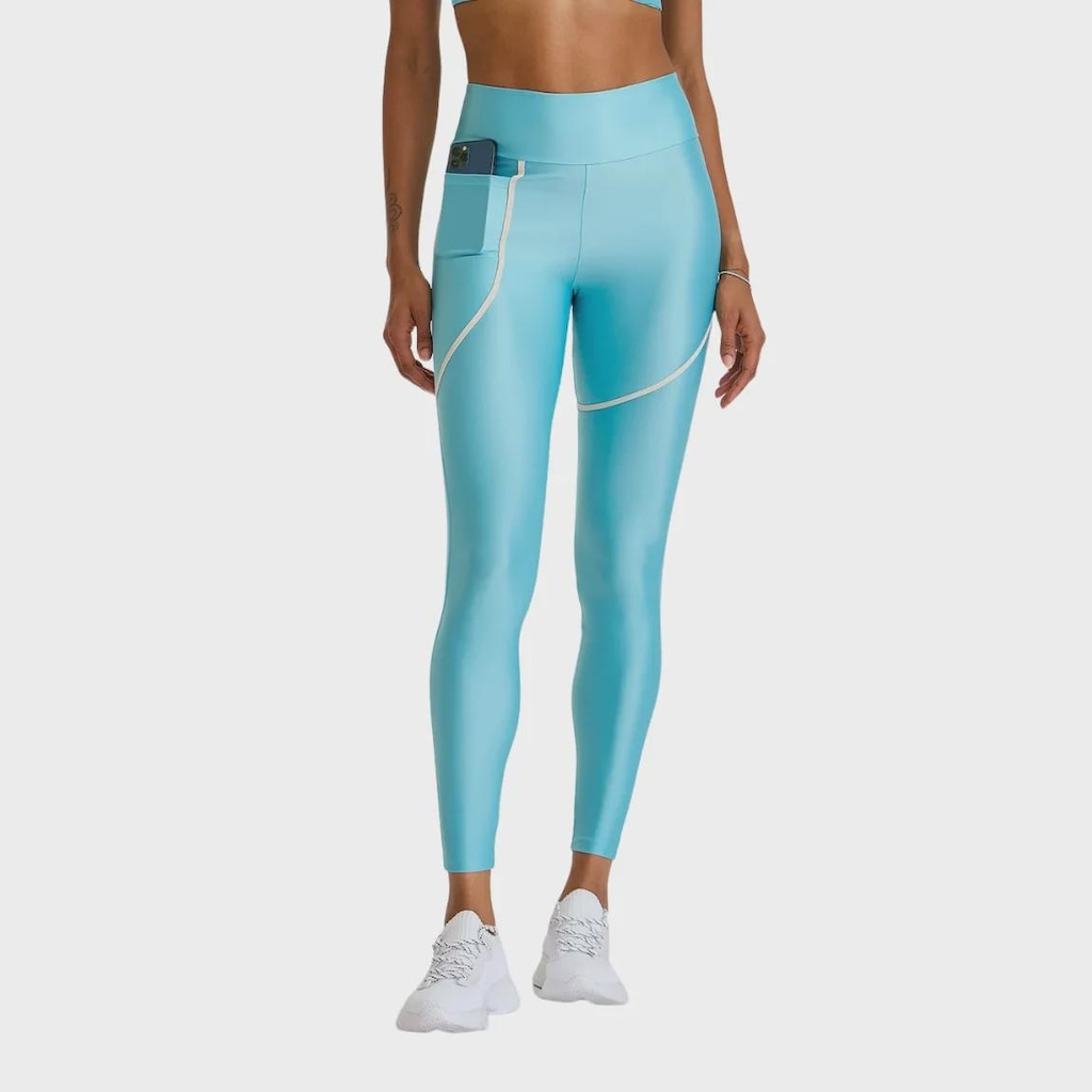 Calça Legging Caju Brasil Atletika Assimetrica com Bolso - Feminino