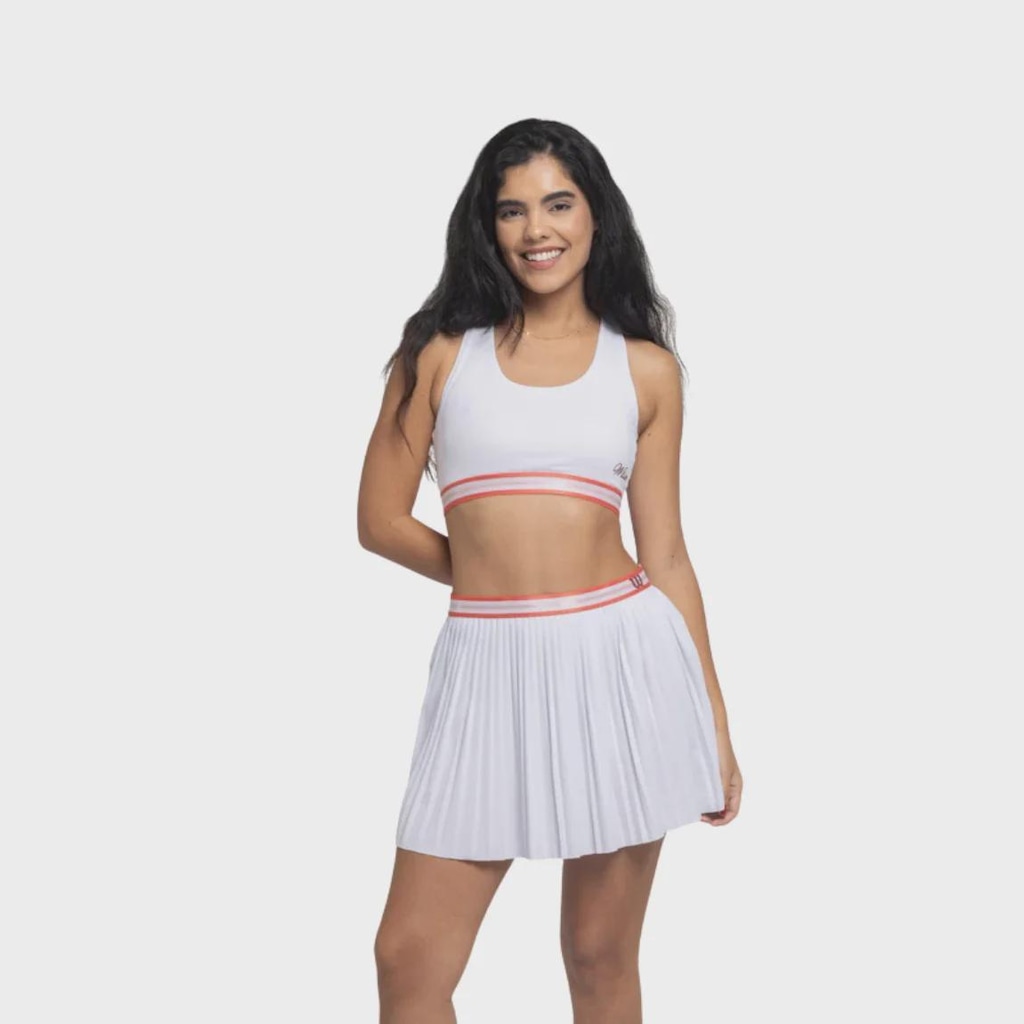 Saia Short Wilson Tour Retrô Skirt Feminino
