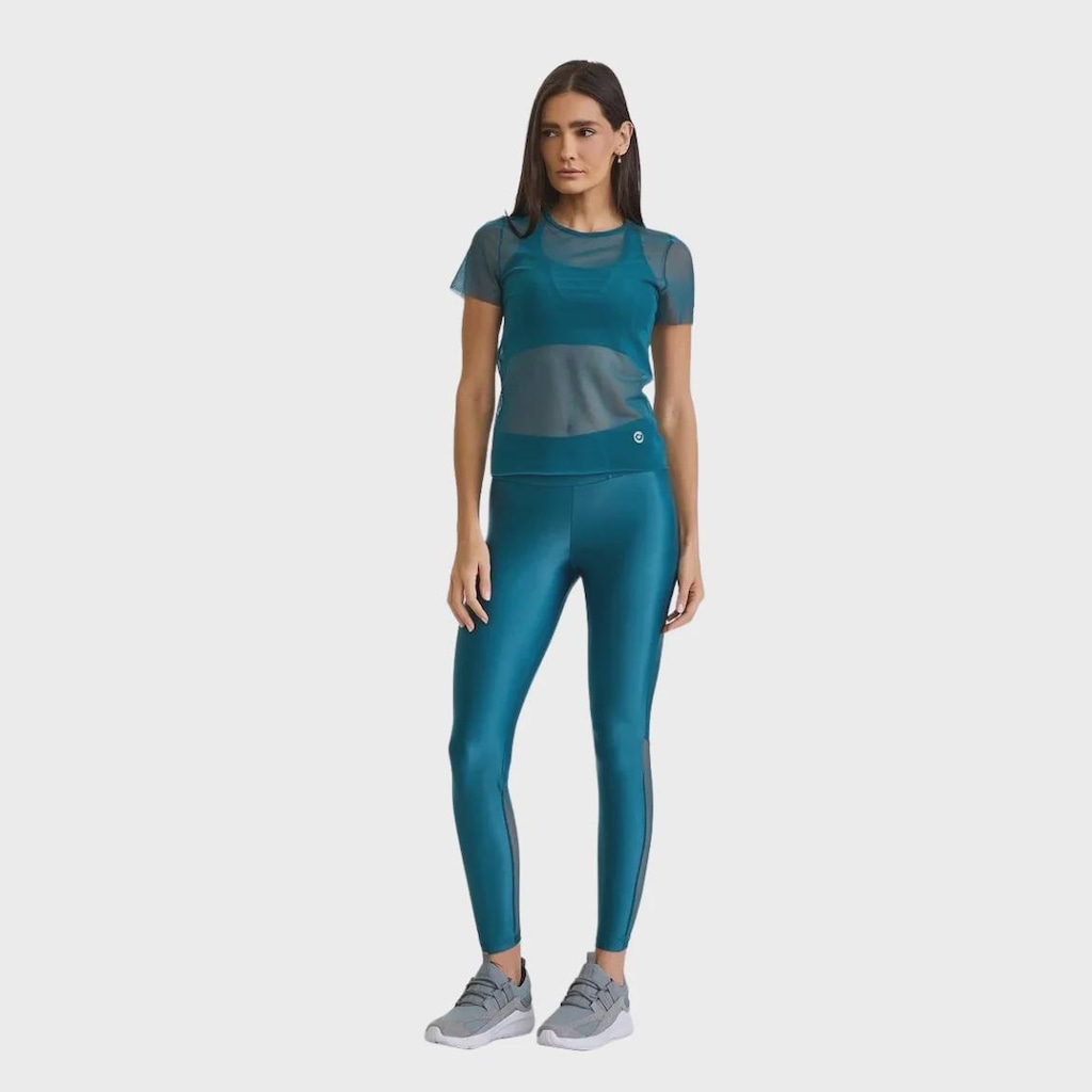Imagem 2 do produto Blusa Caju Brasil Tela Drapeado Costas Feminina