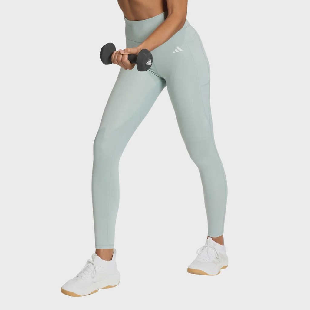 Calça Legging adidas Optimé Essentials Stash Pocket - Feminino