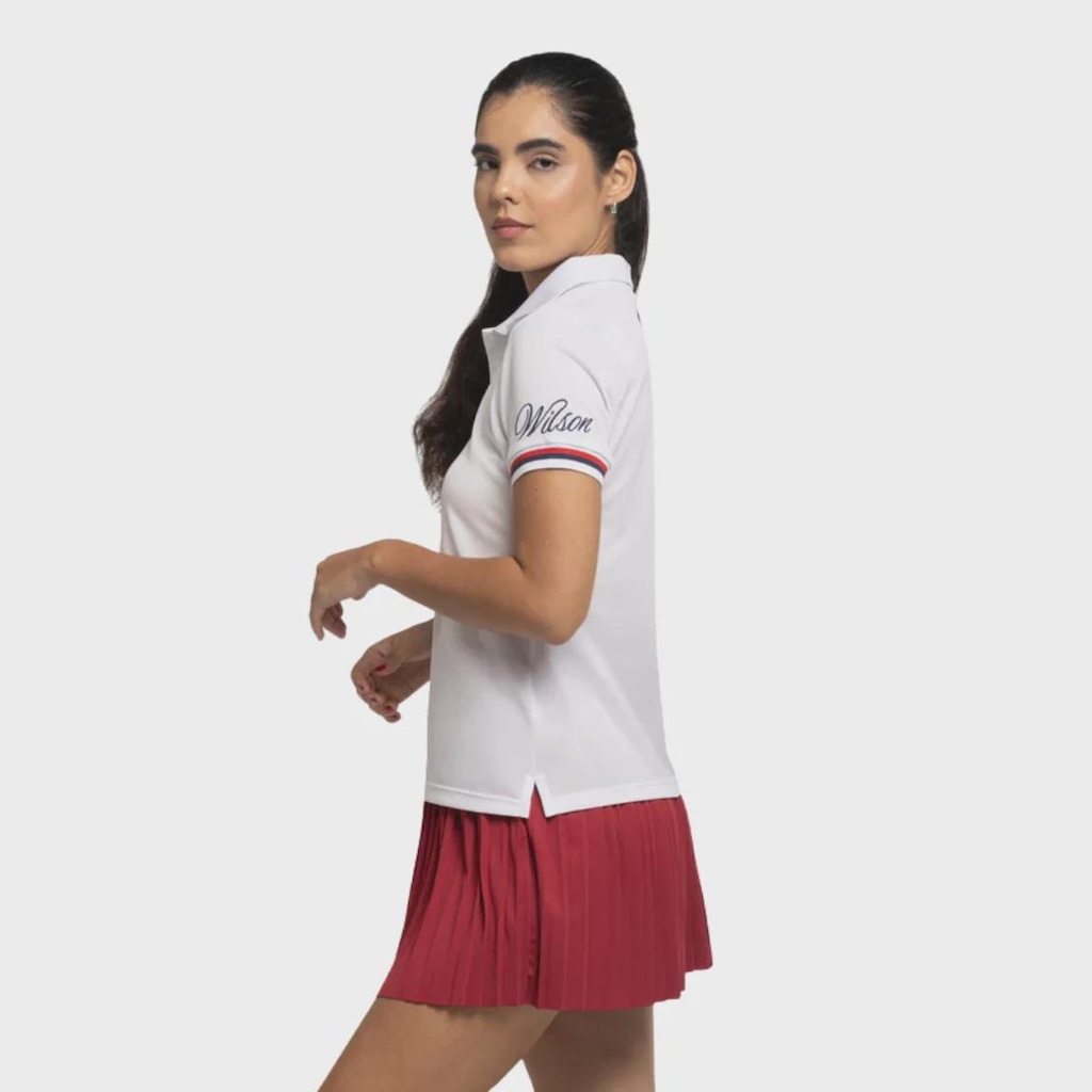 Imagem 4 do produto Camiseta Polo Wilson Tour Retrô Feminina