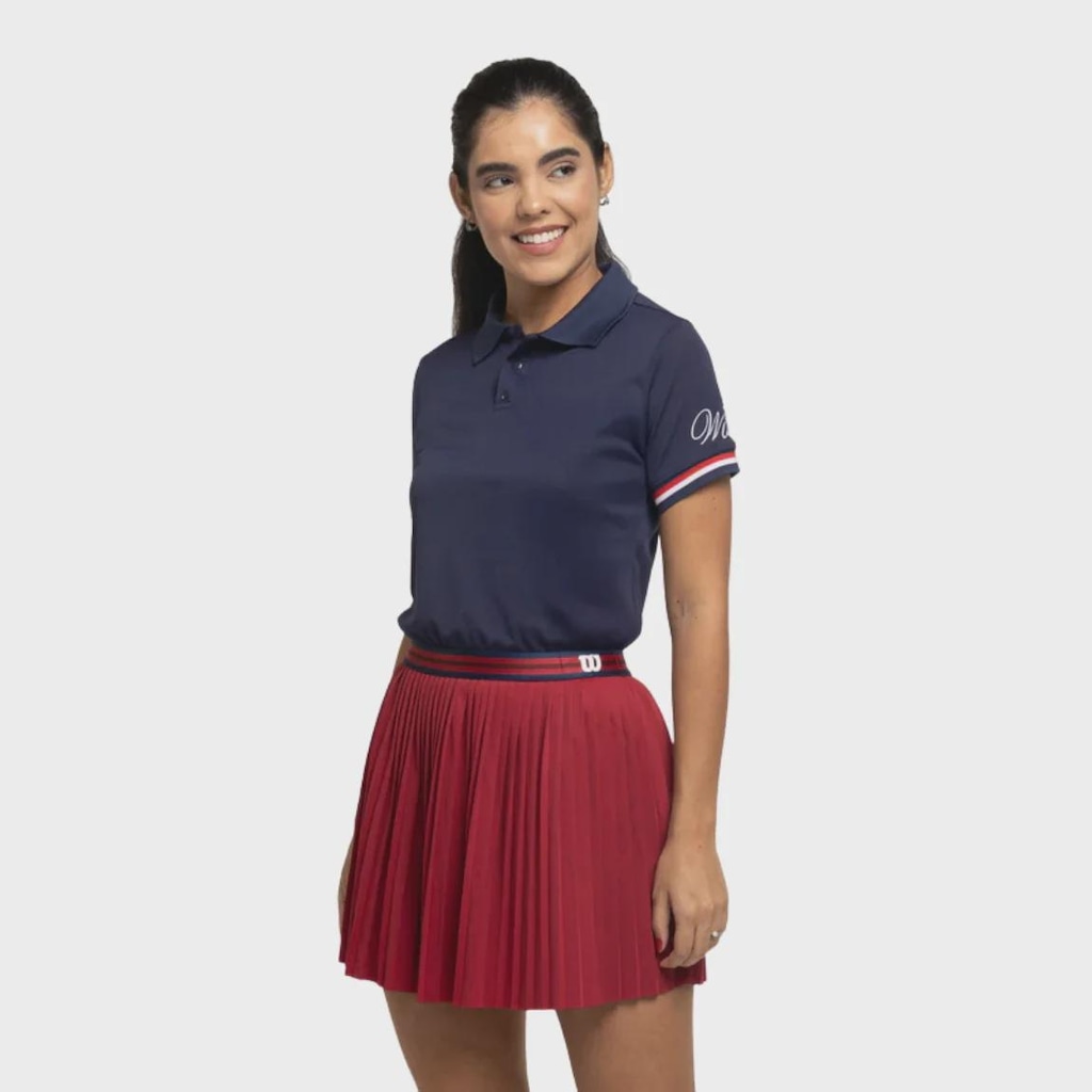 Camiseta Polo Wilson Tour Retrô Feminina