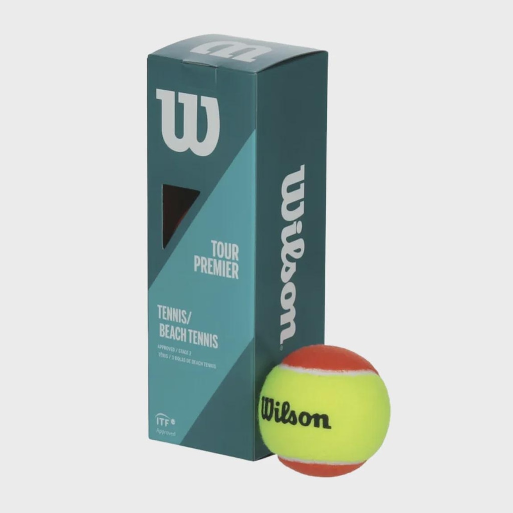 Imagem 4 do produto Bola Beach Tennis Wilson Tour Premier 3 Unidades