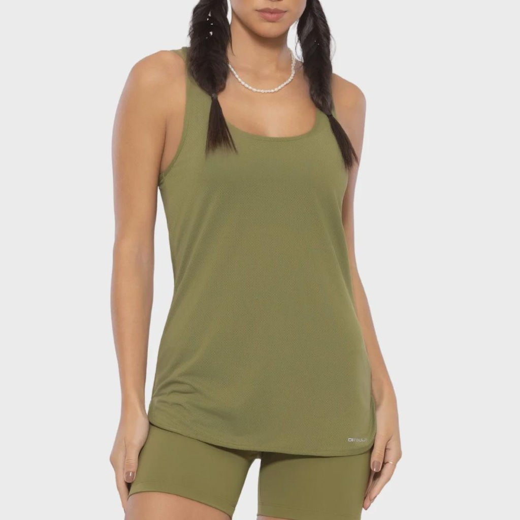 Camiseta Regata Di Paula Dry Esportiva Basica Feminina