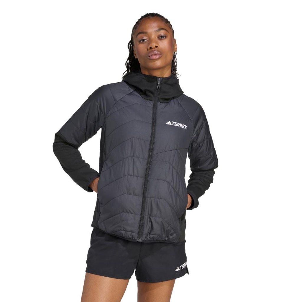Jaqueta Capuz Híbrida Isolamento Terrex Multi CLIMAWARM adidas Feminina