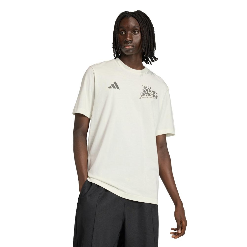 Camiseta adidas Mercedes-AMG Petronas Formula 1 Team Silver Arrows 02 Masculina