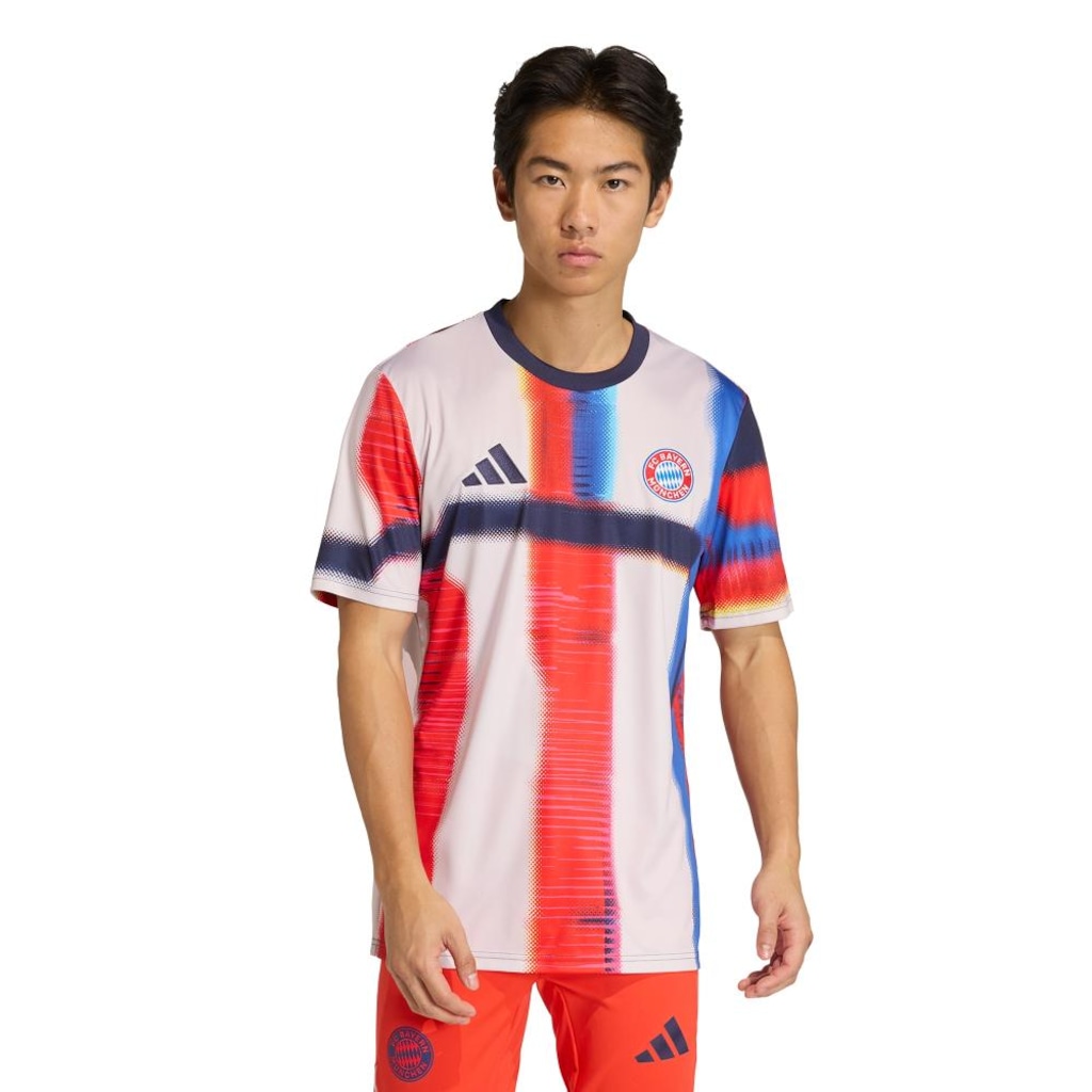 Camisa Pré-Jogo FC Bayern 26/27 adidas Masculina