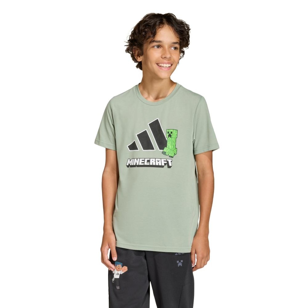 Camiseta Adidas Minecraft Infantil