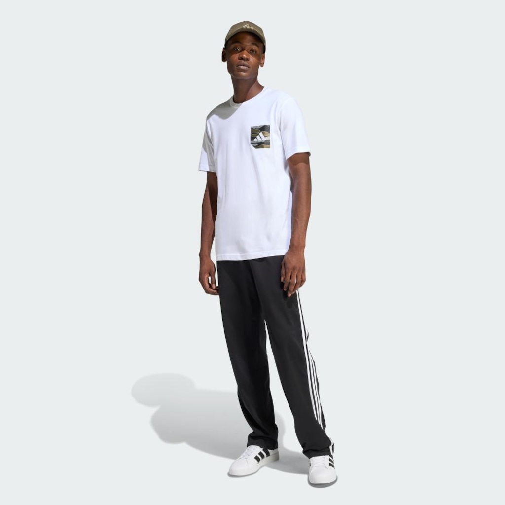 Imagem 4 do produto Camiseta adidas Camo Woven Pocket Masculina