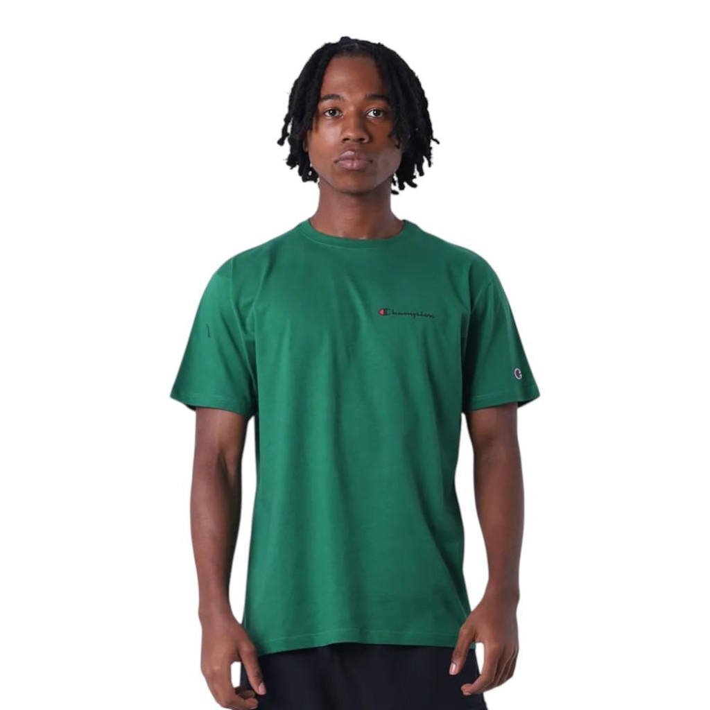 Camiseta Champion Ath Mini Script Logo Ink Masculino
