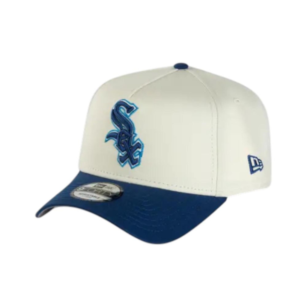 Boné Masculino New Era 940A-Frame Blueberry Cream Chicago Sox Aba Curva
