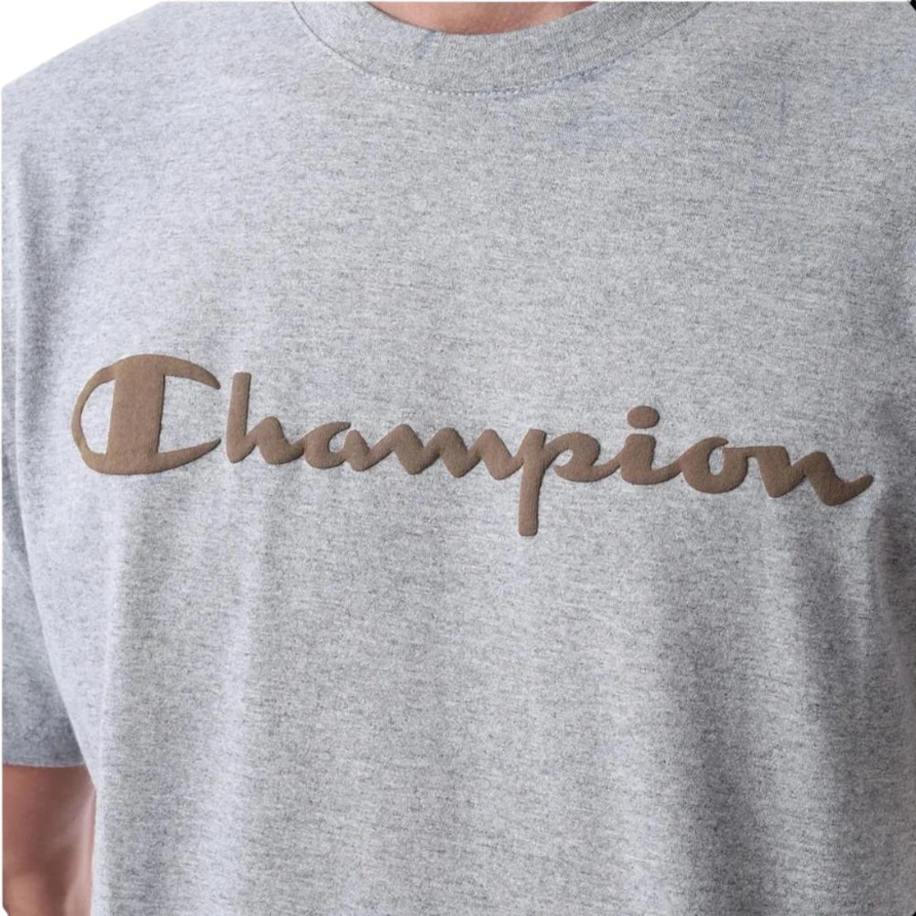 Imagem 3 do produto Camiseta Champion Script Puff Mescla Masculina