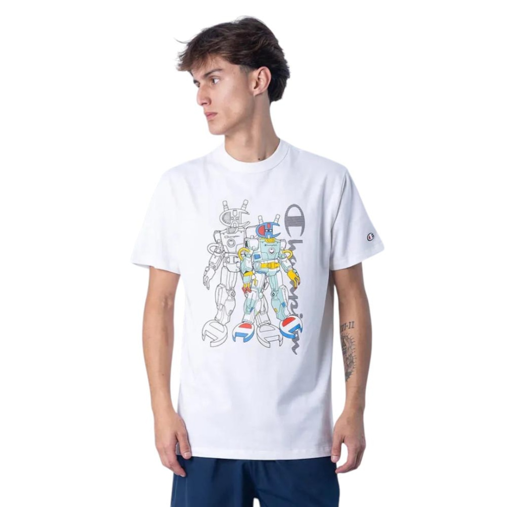 Camiseta Champion Robot Off White Masculina