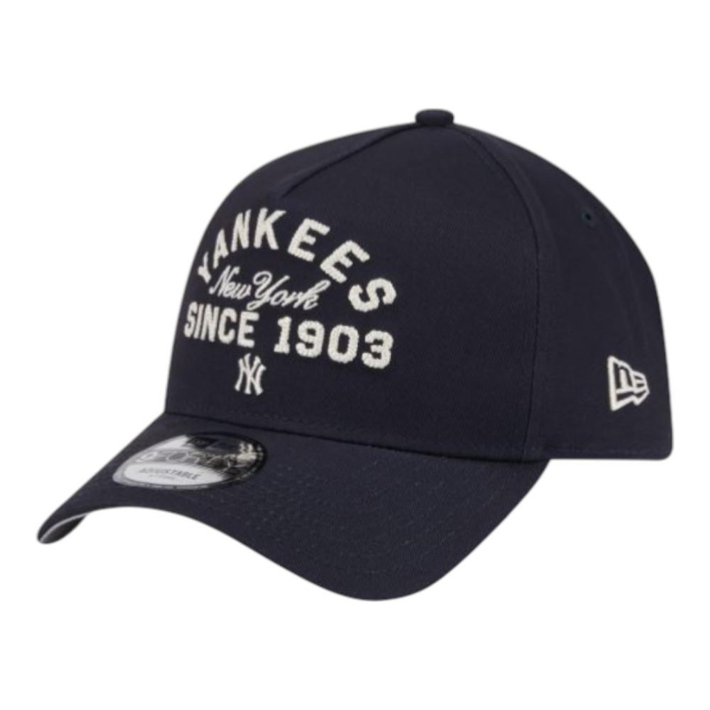Boné Masculino New Era 940A-Frame Heritage New York Yankees Aba Curva