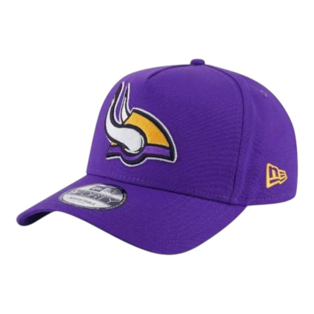 Boné Masculino New Era 940 A-Frame Minnesota Vikings Fun Graphic Aba Curva
