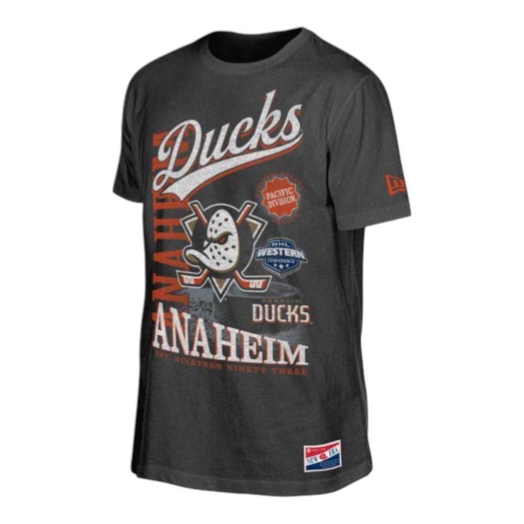 Camiseta New Era Anaheim Ducks Masculina