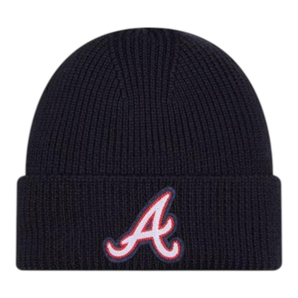 Gorro Masculino New Era Skull Knit Atlanta Braves