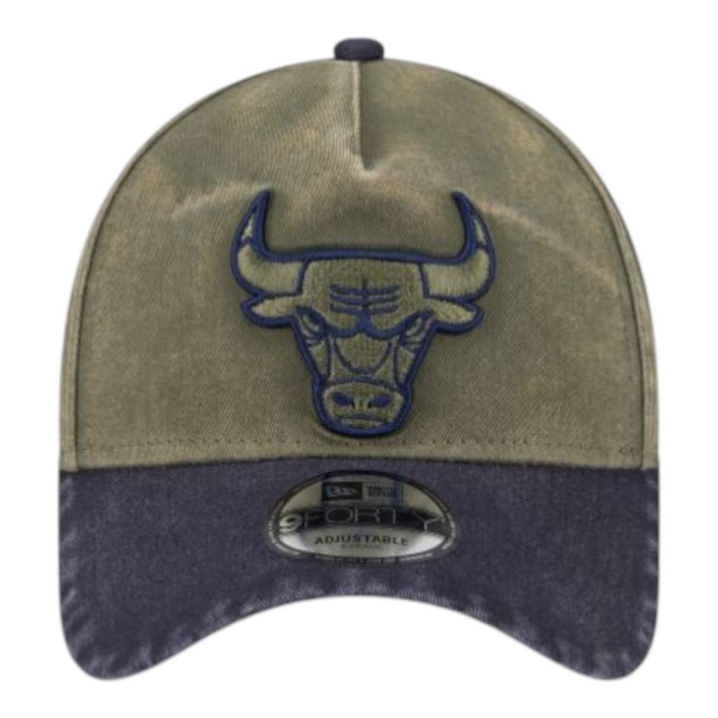 Imagem 3 do produto Boné Masculino New Era 940 New Olive Wshd Chicago Bulls Aba Curva