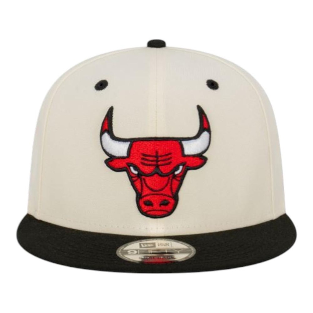 Imagem 3 do produto Boné Masculino New Era 950 2tn Chrome Chicago Bulls Off White Aba Reta