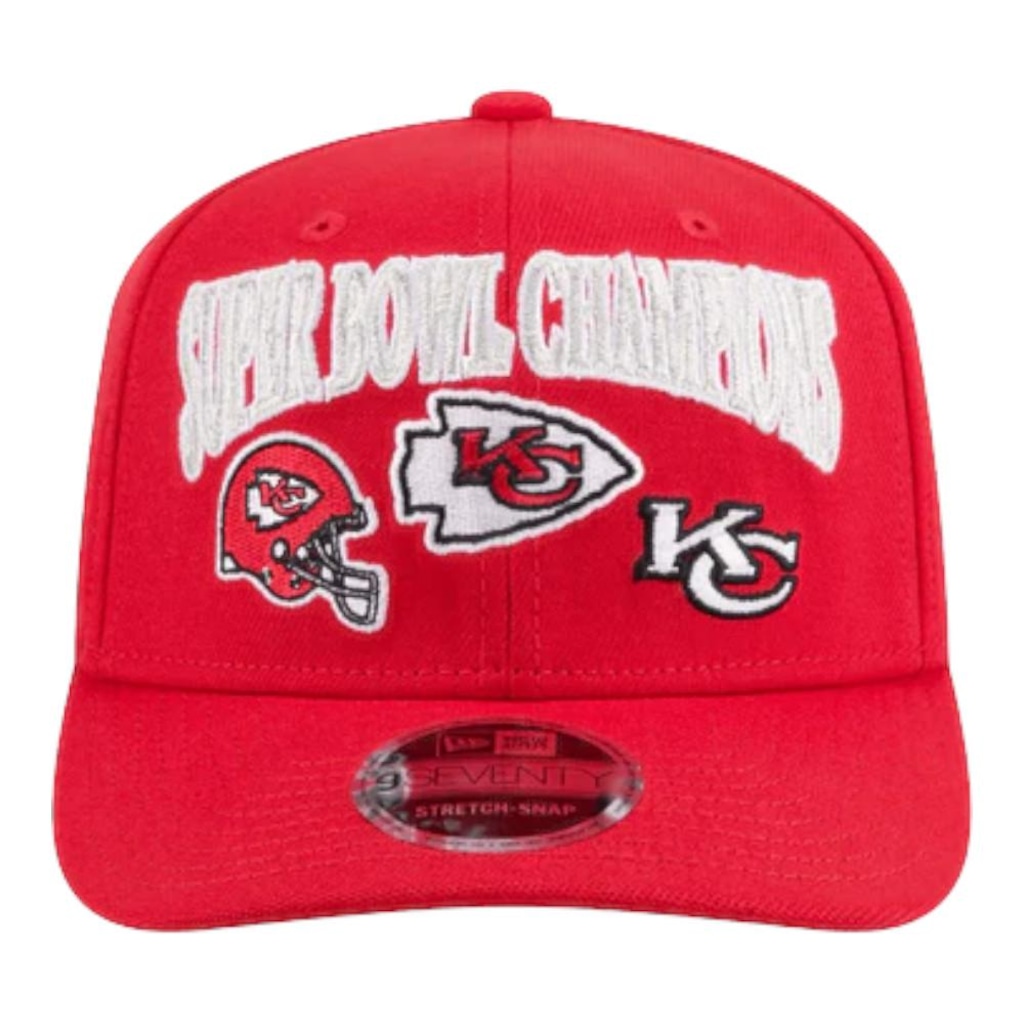 Imagem 3 do produto Boné Masculino New Era 970ss Super Bowl Kansas City Chiefs Aba Curva