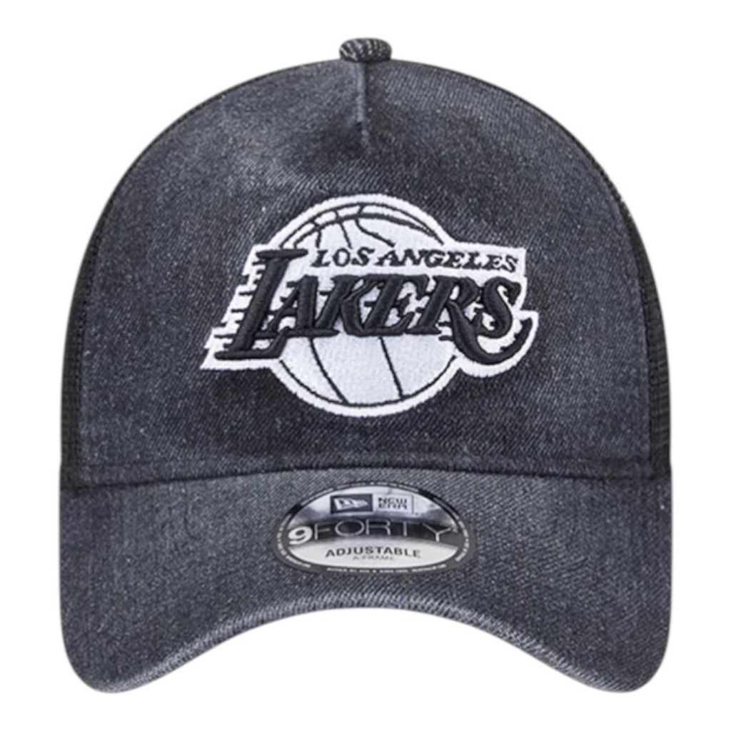 Boné Masculino New Era 940 A-Frame Los Angeles Lakers Trucker Aba Curva