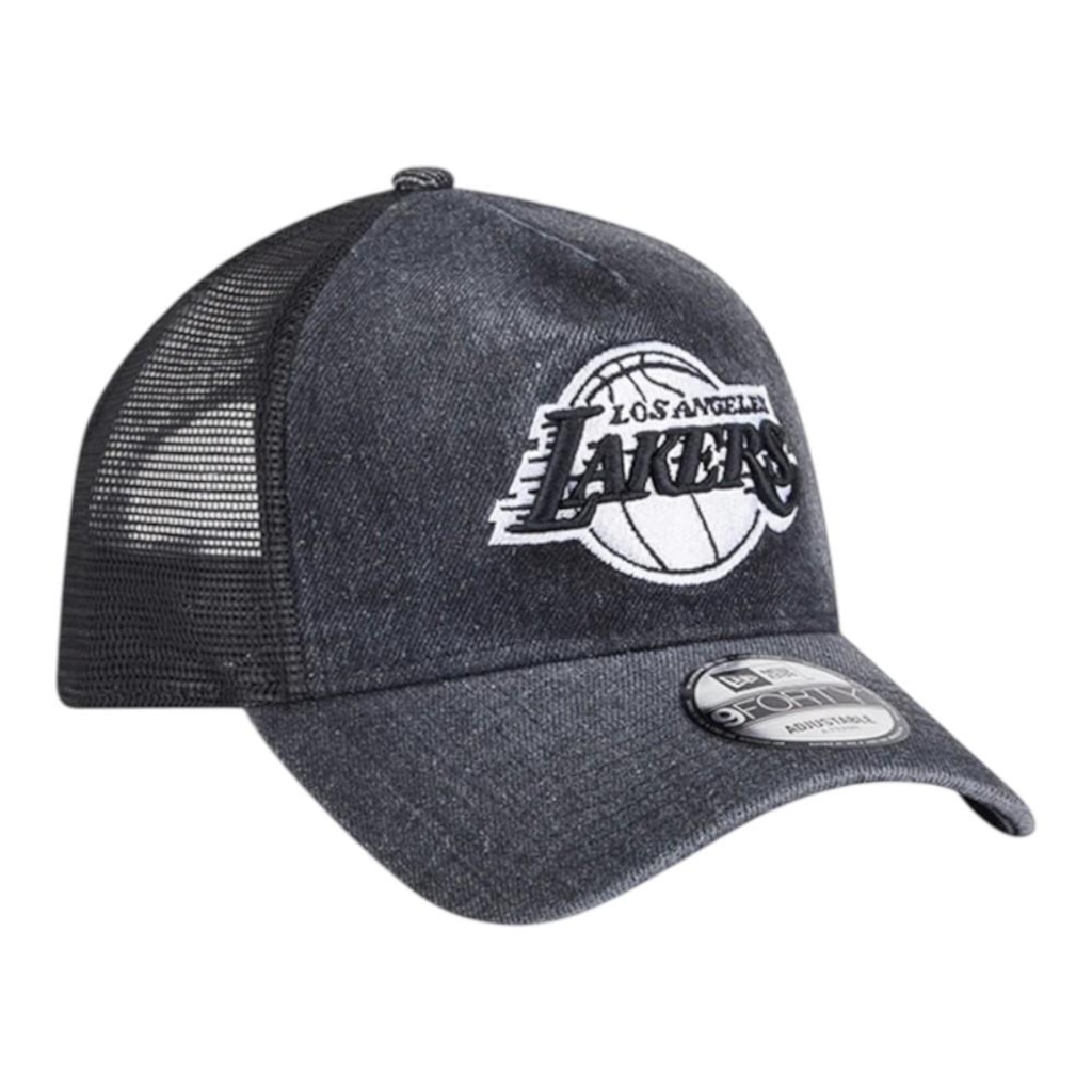 Imagem 2 do produto Boné Masculino New Era 940 A-Frame Los Angeles Lakers Trucker Aba Curva