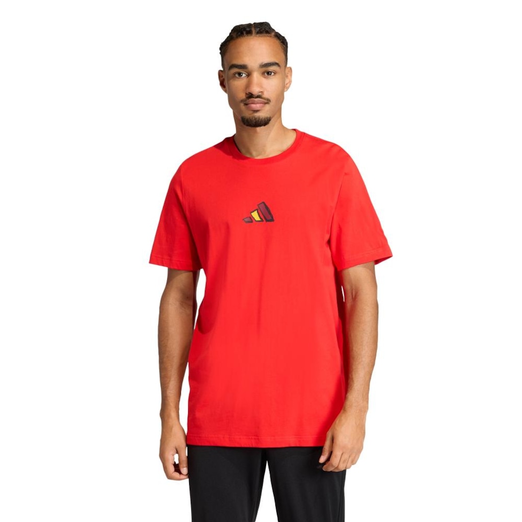 Camiseta Estampada Espanha Tango adidas Masculino