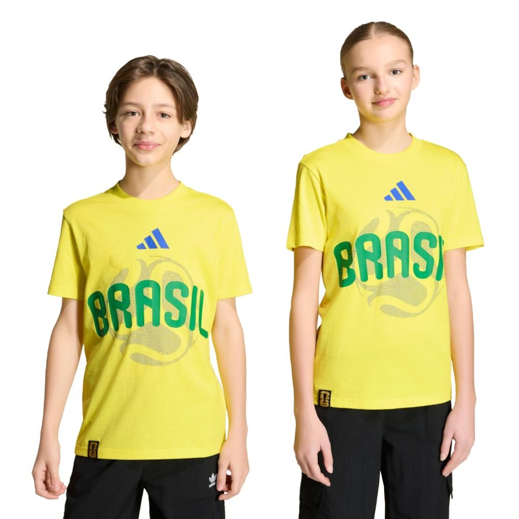 Camiseta adidas Copa do Mundo da FIFA™ 2026 Brasil Infantil
