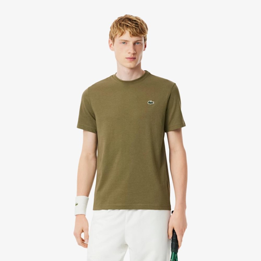 Camiseta Lacoste Ultra-Dry Estampada Esportiva Masculina