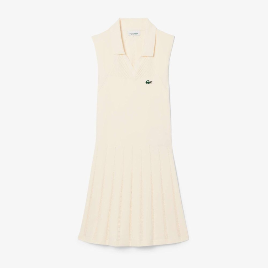 Vestido e Calções Elásticos de Tênis Lacoste Feminino