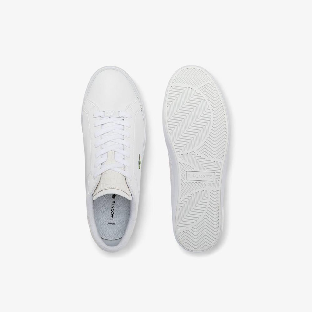 Imagem 4 do produto Tênis Powercourt de Couro Lacoste Masculino