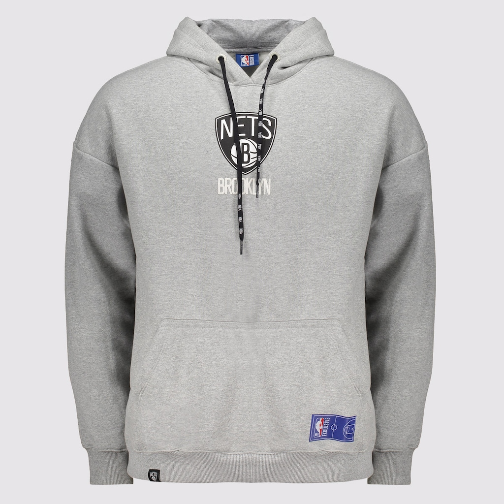 Moletom NBA Brooklyn Nets Logo Masculino