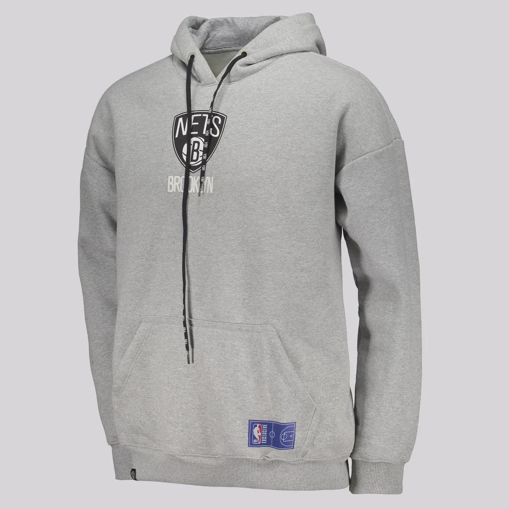Imagem 2 do produto Moletom NBA Brooklyn Nets Logo Masculino