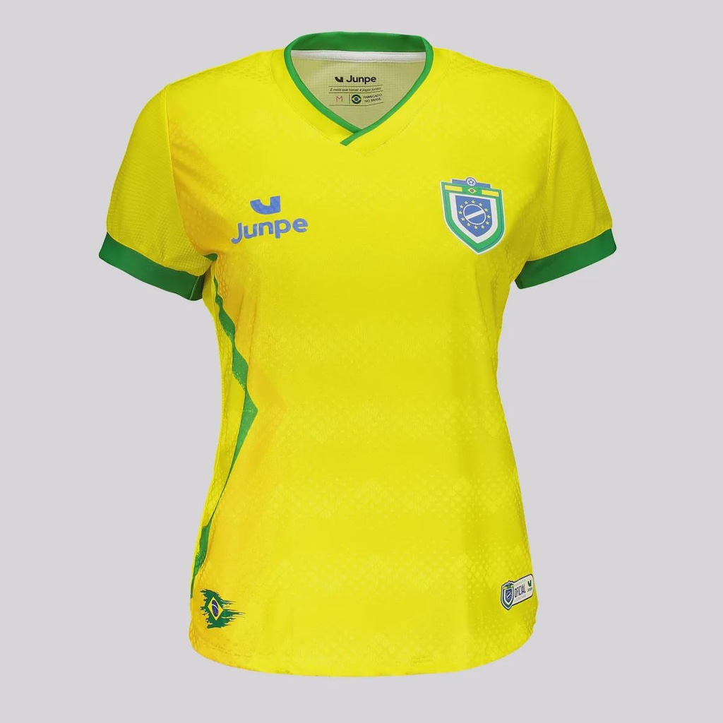 Camisa Ousadia FC I 2025 Logo Junpe Feminina