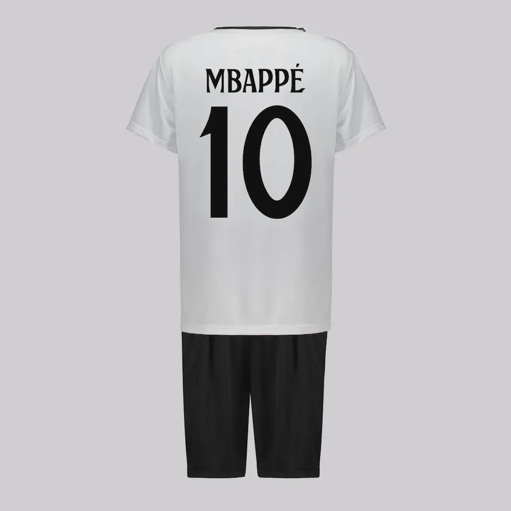 Kit do Real Madrid Dry 10 Mbappé Infantil