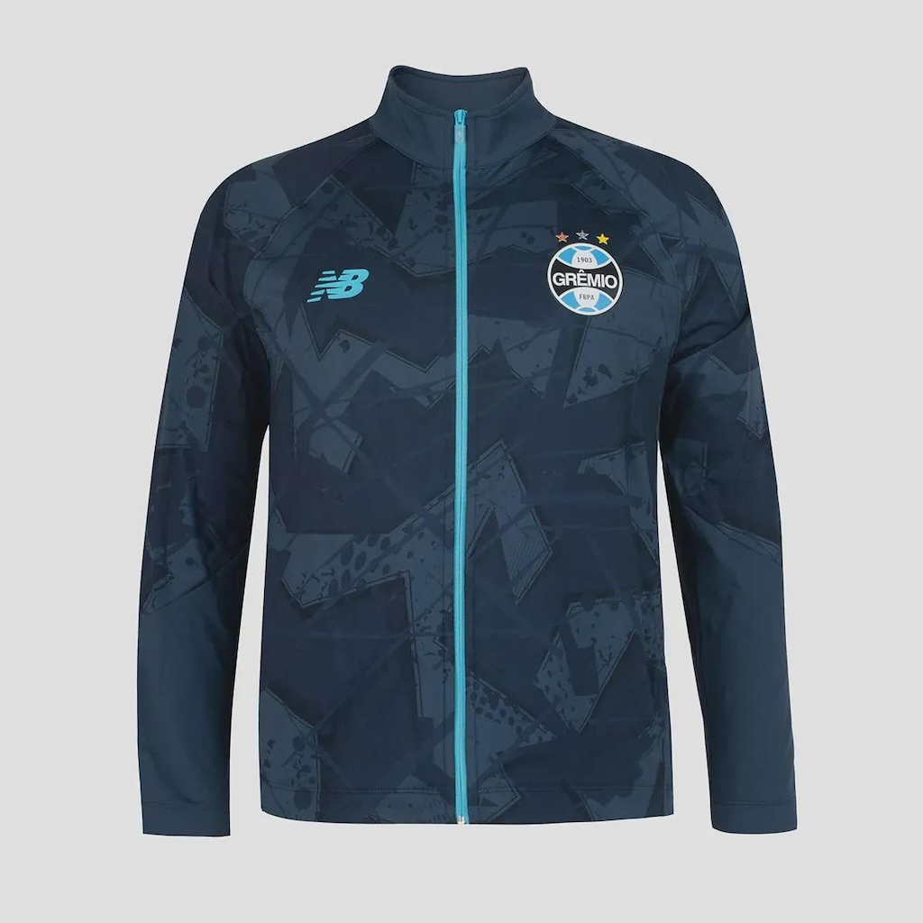 Jaqueta do Grêmio Pré-Jogo 2026 New Balance Masculina